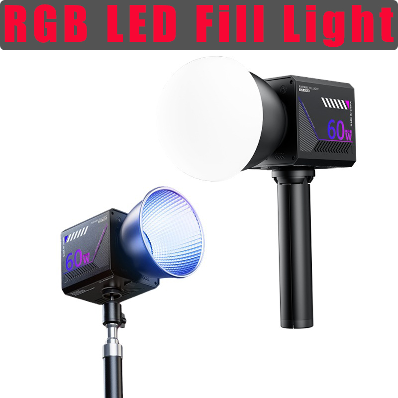 Photography Lighting Handheld - Luz de Vídeo RGB de 60W,