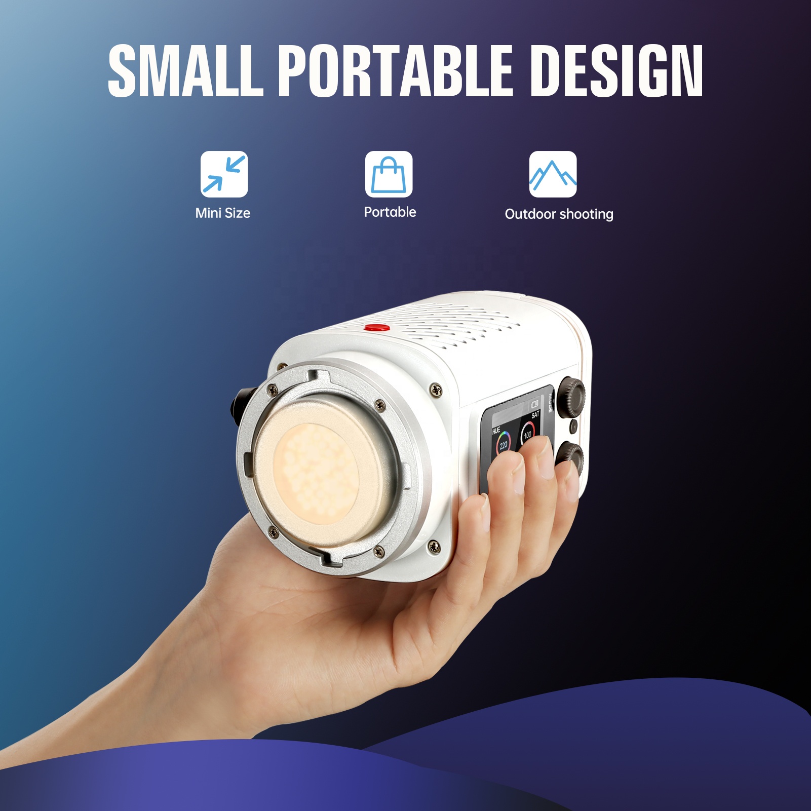 Kit de Iluminação Portátil JIN - Photography Lighting Handheld avaliação e preço